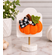 Fall Pumpkin Felt Hair Clip for Toddler Girl - Halloween Pumpkin Gingham Hair Clip