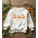 Fall Vibes Watercolor Coquette Bow Gold Pumpkin Sweater Leggings Outfit -  Pumpkin Sweatshirt Outfit Girls