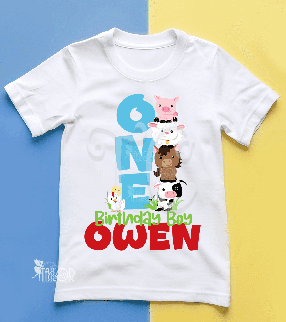 Farm Animals Banyard Birthday T Shirt - Farm Animals Birthday Barnyard Outfit for Boys