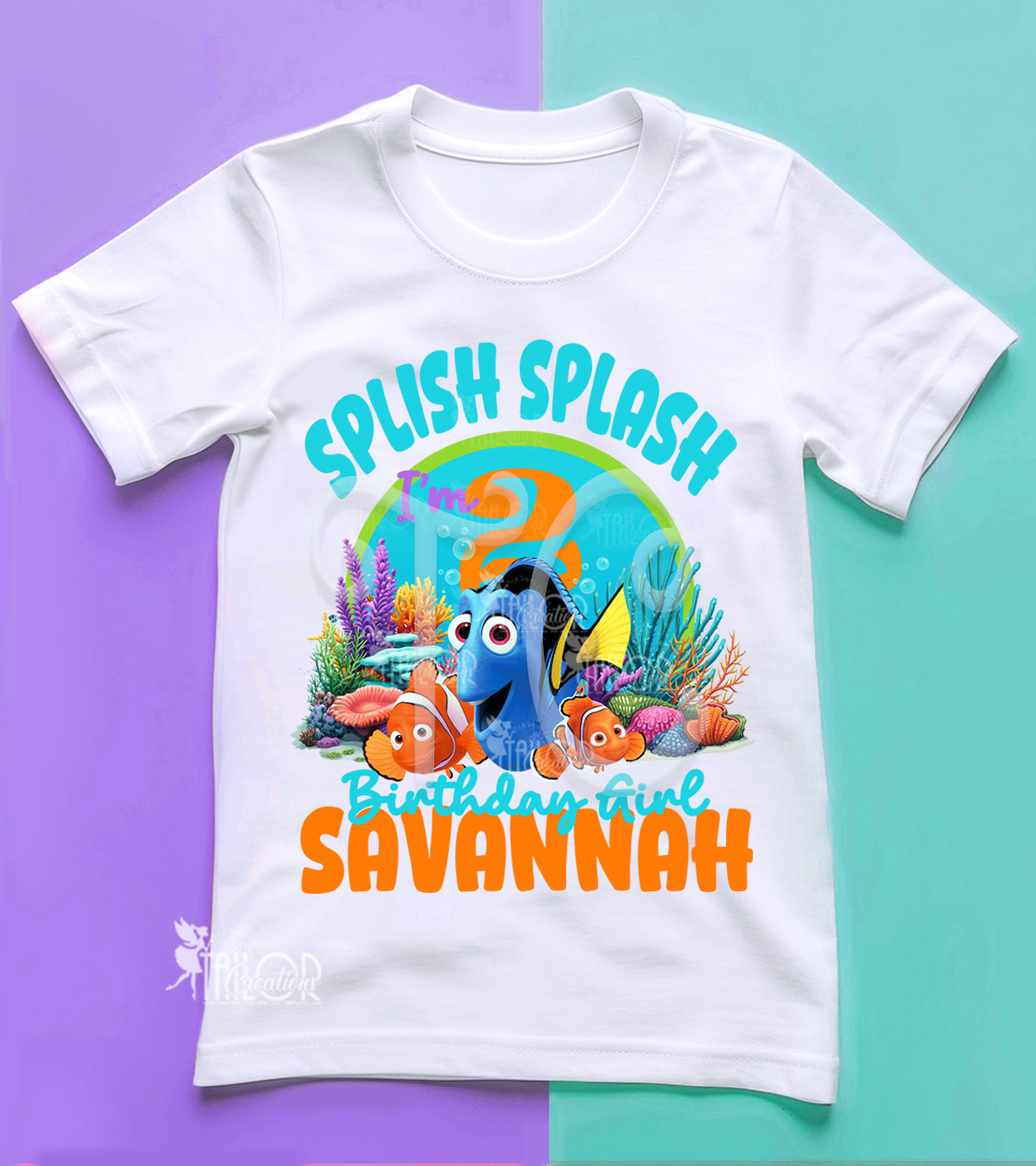 Finding Nemo Birthday Party Tee Shirt Toddler Girl - Finding Nemo Birthday Outfit Ideas