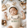 First Christmas Reindeer Newborn Baby Bodysuit Custom Name - Christmas Newborn Baby Outfit