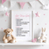 Floral Baby Girl Custom Name Bodysuit Outfit Gift Box - Unique Baby Shower Gift Idea - Birth Announcement Onesie