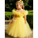 Flower Girl Yellow Tutu Dress - Off Shoulder Baby Toddler Flower girl Dress