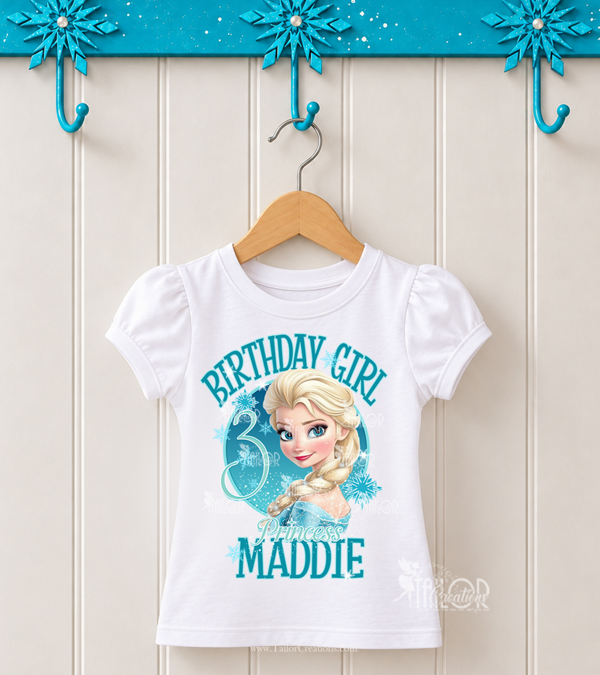 Frozen Elsa Ice Queen Birthday Girl Party Shirt - Frozen Elsa Ice Princess Birthday Outfit Ideas