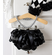 Gold & Black Baby Girl Custom Outfit Bodysuit - Newborn Coming Home Shower Gift Box