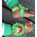 Green and White Stripe Leg Warmers Toddler Baby Girls - Strawberry Shortcake Leg Warmers
