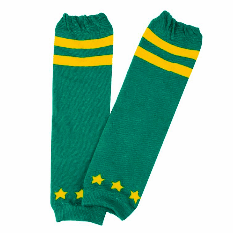 Green and Yellow Leg Warmers