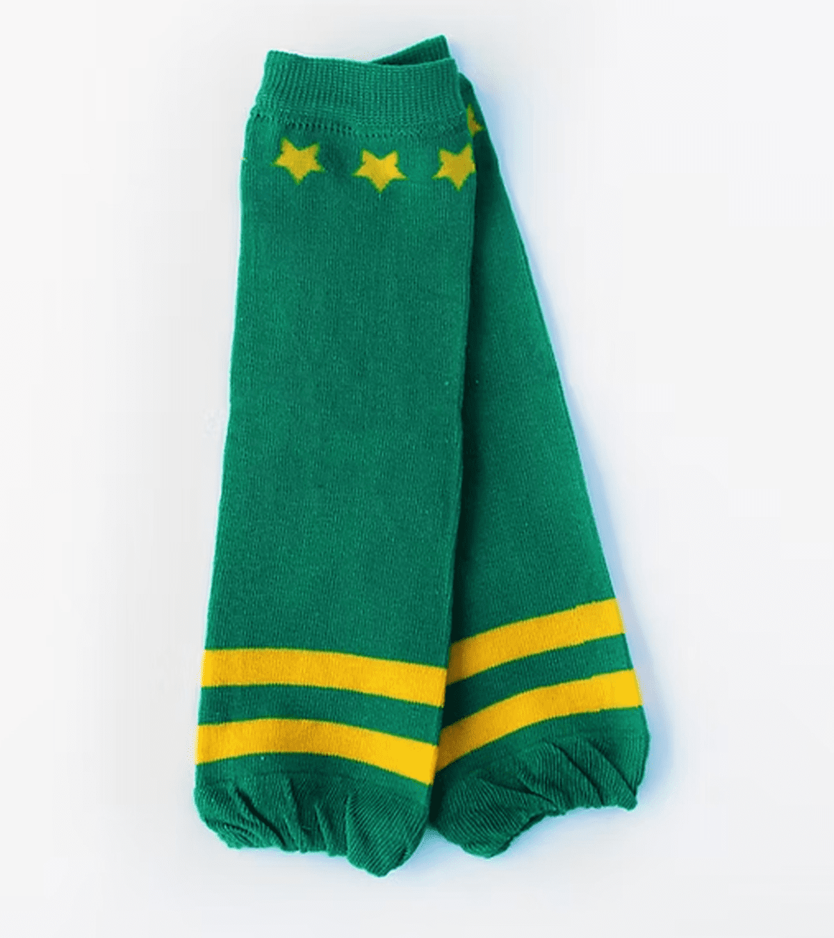 Green and Yellow Leg Warmers Toddler Baby - Sports Colors Football Leg Warmers Kids