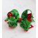Grinch Boutique Hair Bow for Toddler Girls  Grinch Stacked Bow Clip for Toddlers