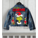 Grinch Denim Jacket - Grinch Jean Jacket for Kids Adults - Custom Denim Jacket