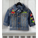 Grinch Denim Jacket - Grinch Jean Jacket for Kids Adults - Custom Denim Jacket