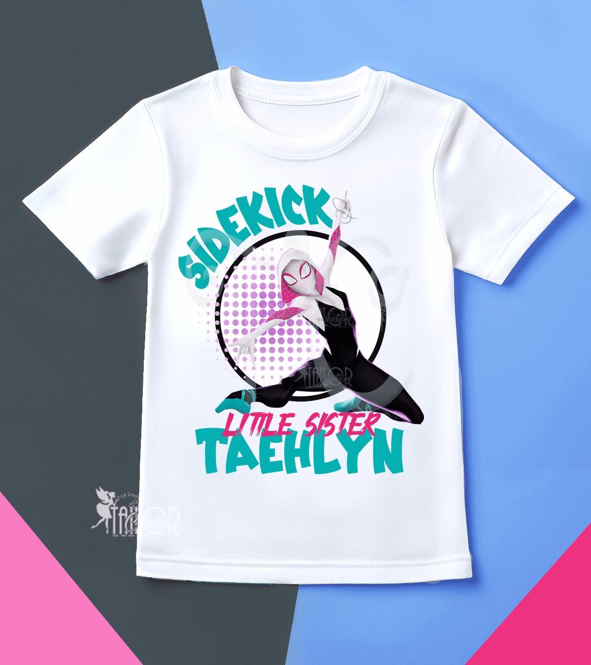 Gwen Stacey Matching Family Little Sister Birthday Shirt - Gwen Stacey Birthday Tee Shirt