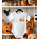 Halloween Baby Announcement Bodysuit - Little Pumkin Pregnancy Announcement Outfit Gift Set