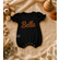 Halloween Orange Sequin Bow and Black Leg Warmers Set - Orange and Black Sequin Bow Leg Warmers