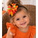 Halloween Pumpkin Korker Hair Clip for Toddler Girl - Fall Baby Girl Pumpkin Headband