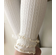 Heather Gray Bow Ruffle Leggings for Toddler Girls - Pink Bow Leggings