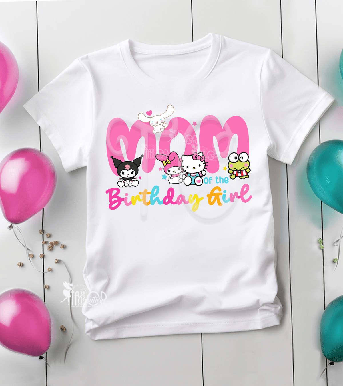 Hello Kitty and Friends Matching Family Birthday Party Tees - Sanrio Matching Birthday Shirts