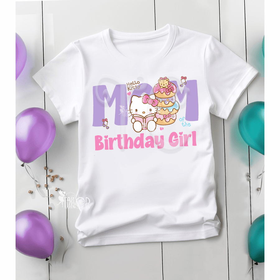 Hello Kitty Chum Sanrio Matching Family Birthday Party Tee Shirts - Sanrio Family Matching Tees Outfits