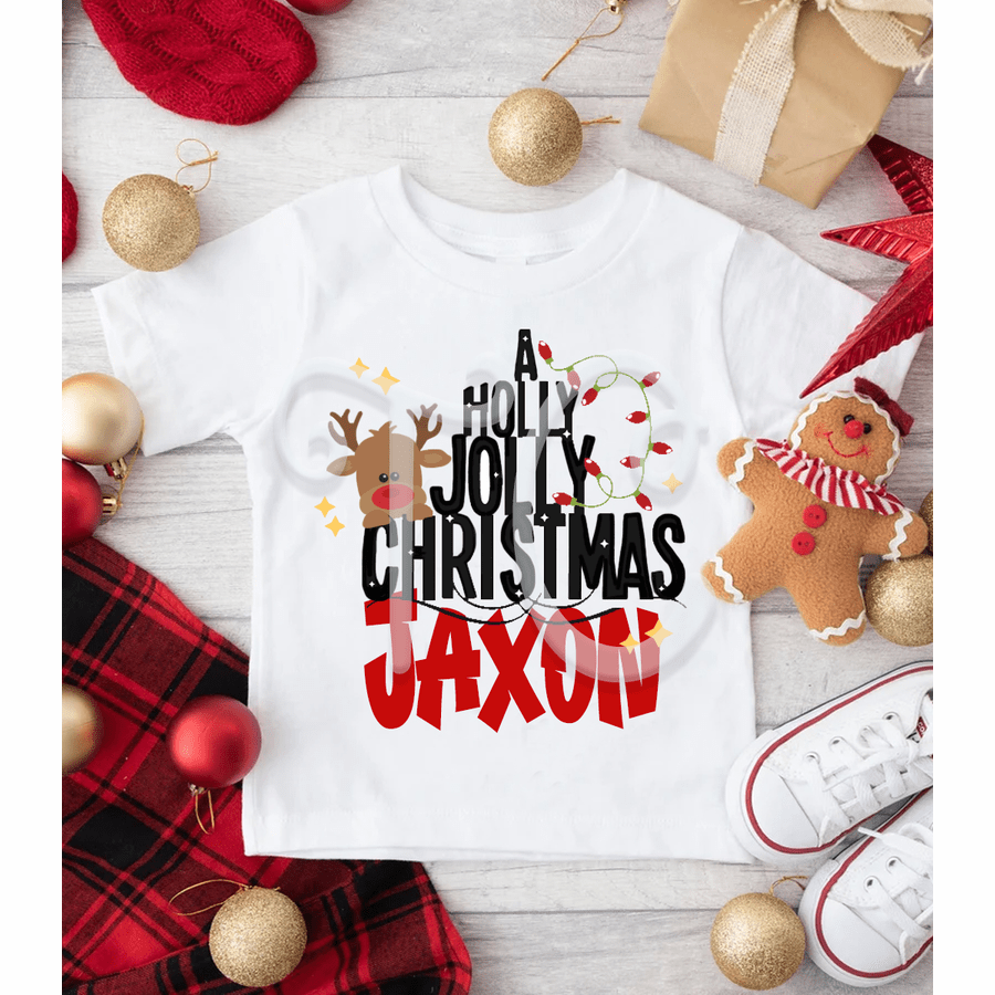 Holly Jolly Christmas Custom Shirt