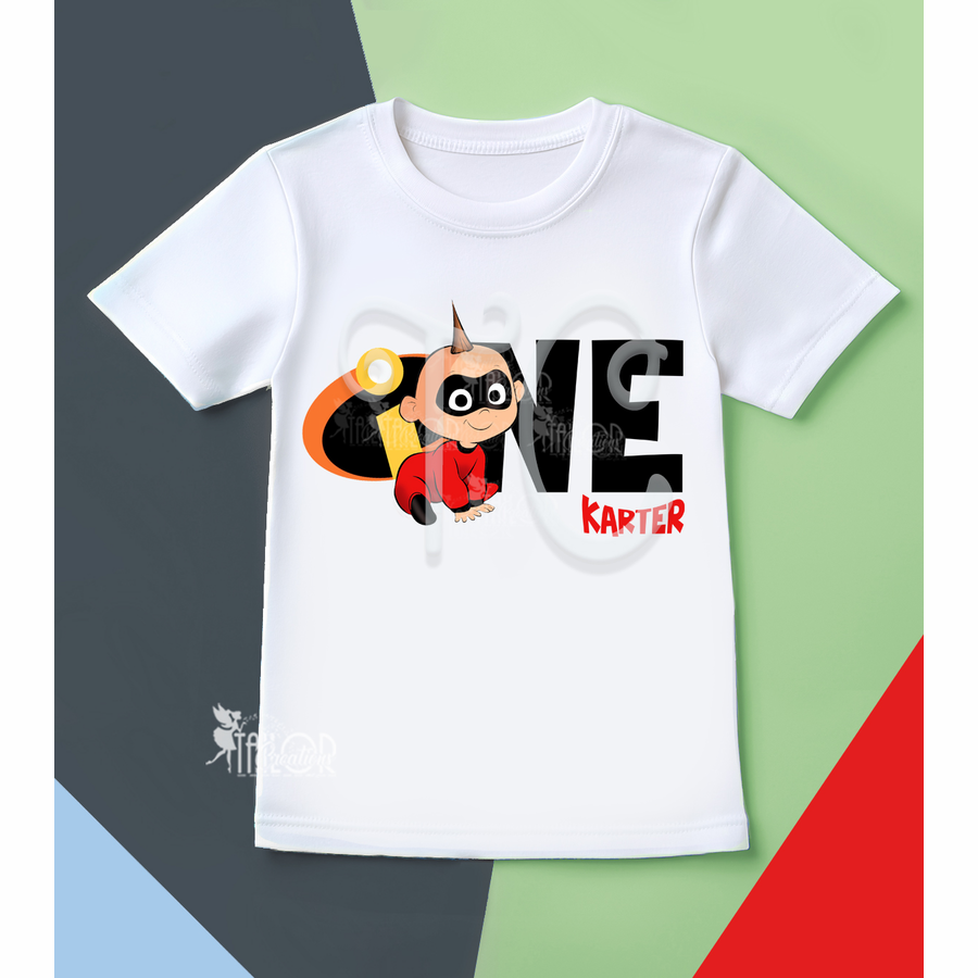 Incredibles Jack Jack Birthday Party Tee Shirt - Jack Jack Birthday Party Outfit Ideas
