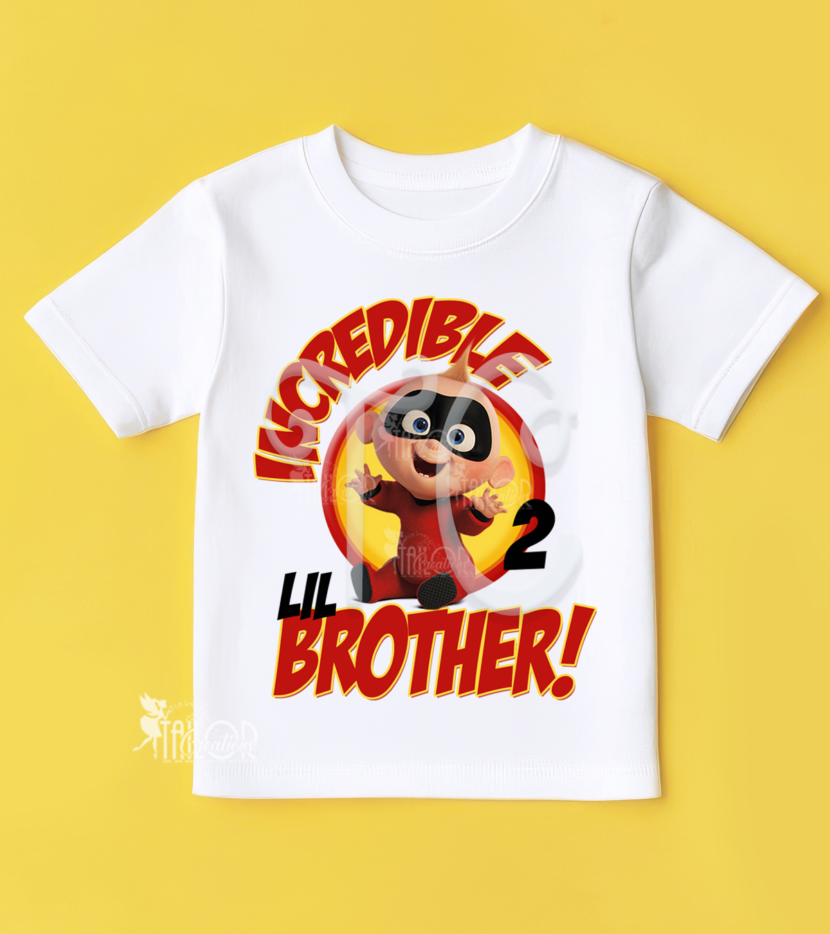 Incredibles Jack Jack Little Brother Tee Shirt - Incredibles Birthday Party Outfit Ideas