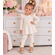 Ivory and Gold Bow Ruffle Leggings Toddler Kids - Fall Boutique Bow Ruffle Leggings for Girls