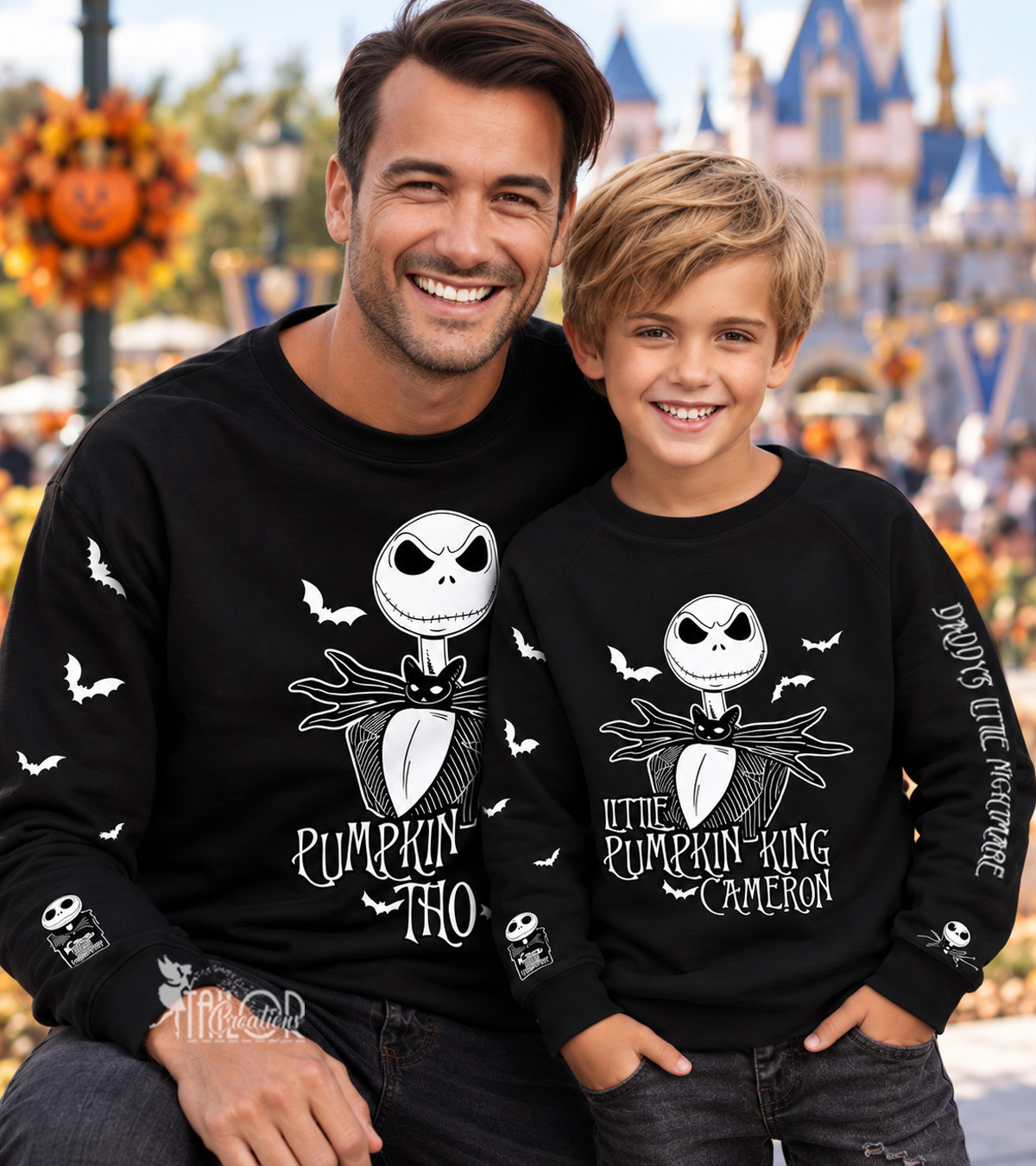 Jack Skellington Custom Sweatshirt Toddler Adults - Disneyland Nightmare Before Christmas  Sweatshirt Outfit