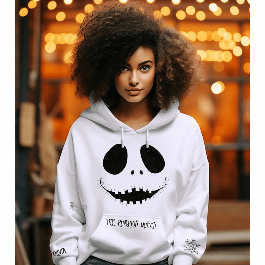 Jack Skellington Personalized Sweatshirt - Nightmare Before Christmas Hoodie Sweater
