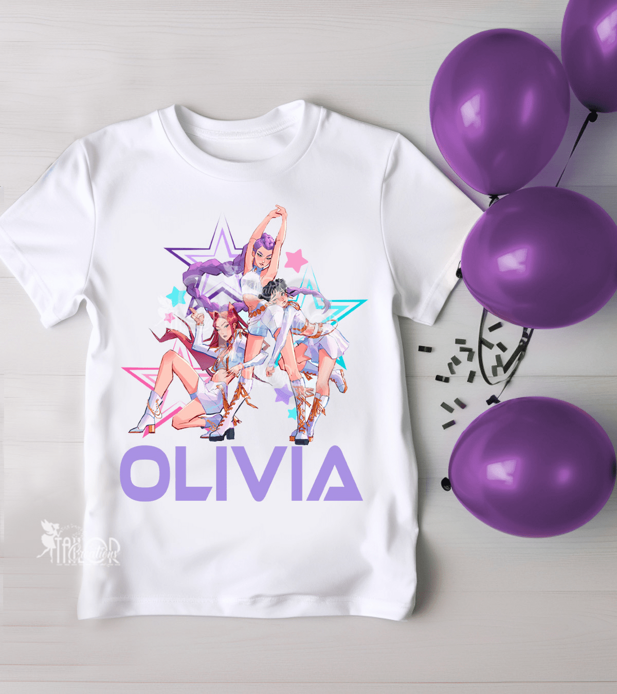 K Pop Demon Hunters Birthday Tee Shirt Outfit - K Pop Demon Hunters Birthday Outfit