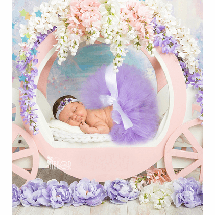 Newborn Tutu and Headband, Baby Tutu, Birthday Tutu, Newborn Photo Props