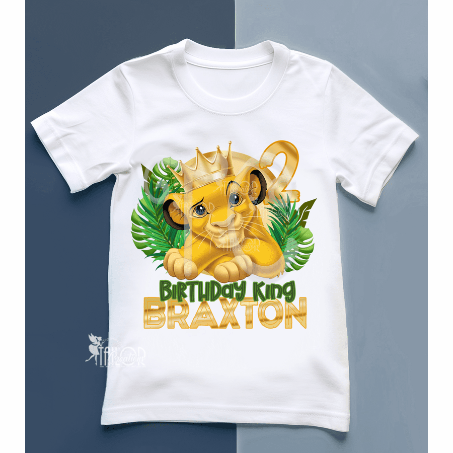 Lion King Birthday Shirt - Lion King Birthday Outfit - Lion King Birthday Ideas