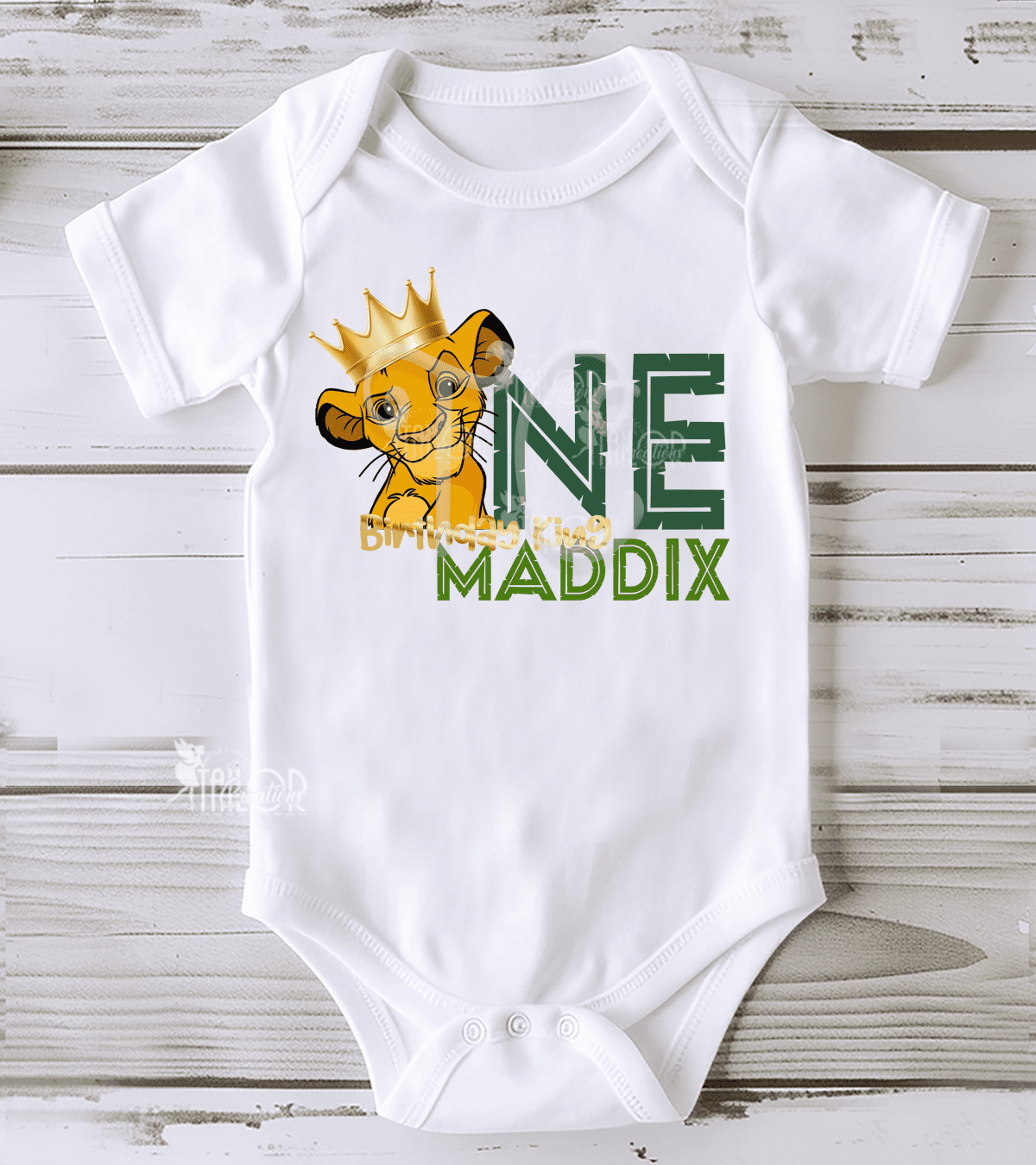 Lion King First Birthday Shirt - King of the Jungle 1st Birthday Outfit Ideas