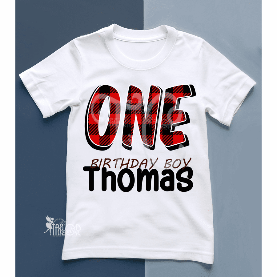  Little Lumberjack Buffalo Birthday Party Tee Shirt - Lumberjack Birthday Party Outfit Boys