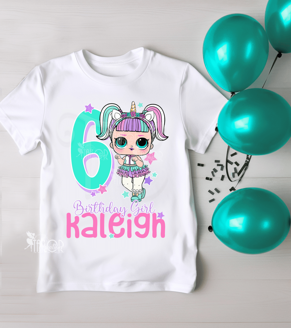 LOL Doll Unicorn Birthday Shirt - Lol Dolls Unicorn Birthday Outfit