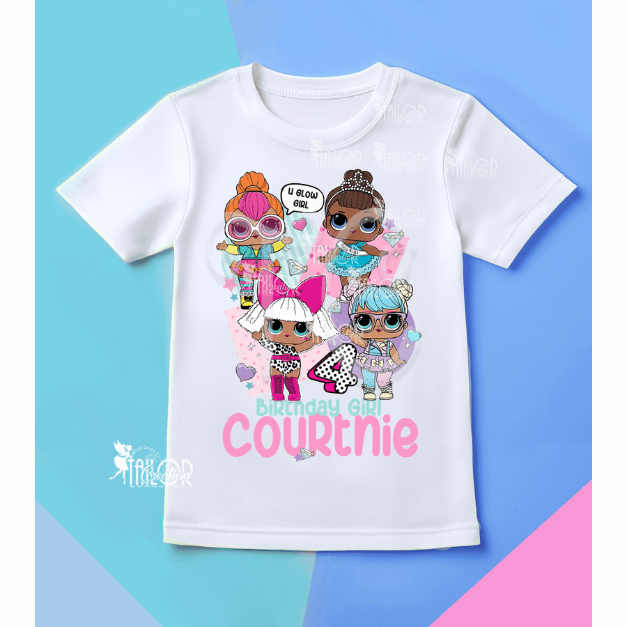 lol doll party dress LOL Surprise! Dolls - Dance Party - Let's Celebrate - Toddler & Youth Girls Fit & Flare Dress