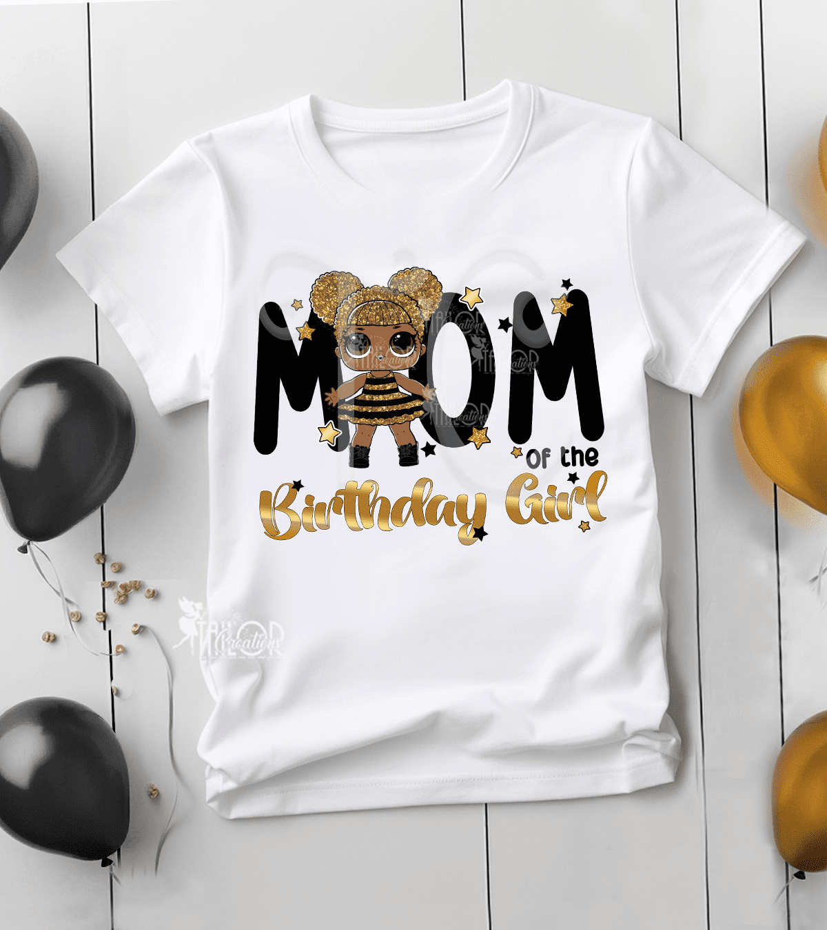 LOL Surprise Dolls Queen Bee Birthday Shirt - Lol Dolls Queen Bee Matching Family Birthday Tee Shirt