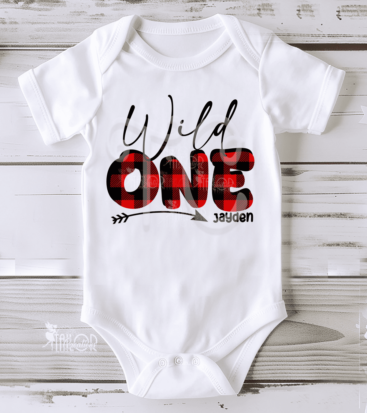 Lumberjack Birthday Bodysuit - Buffalo Plaid Birthday Party Outfit Toddler Boys