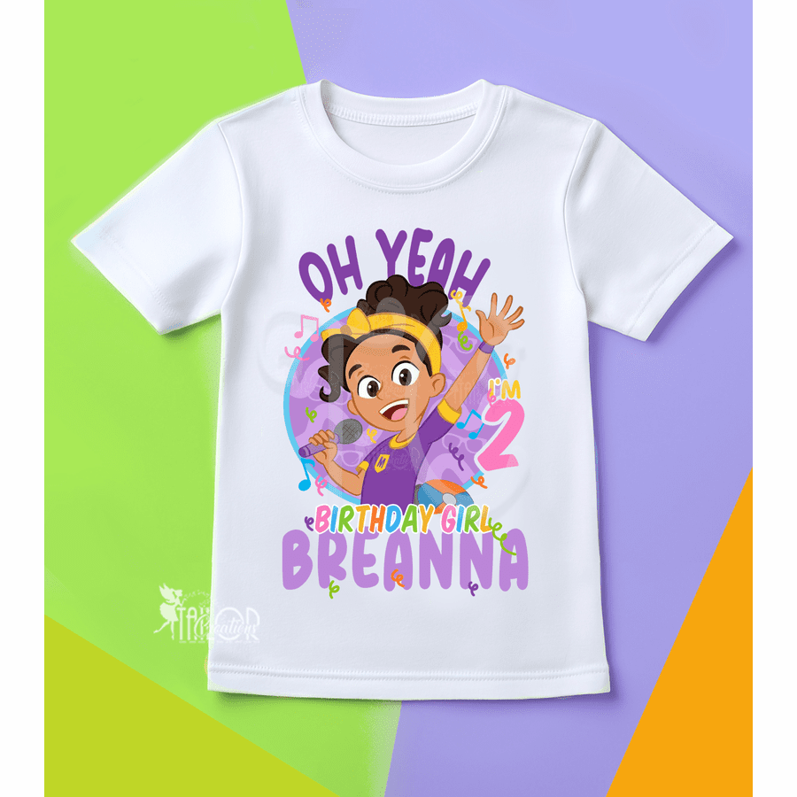 Meekah from Blippi Birthday Shirt Outfit Girls - Meekah Birthday Tee Shirts