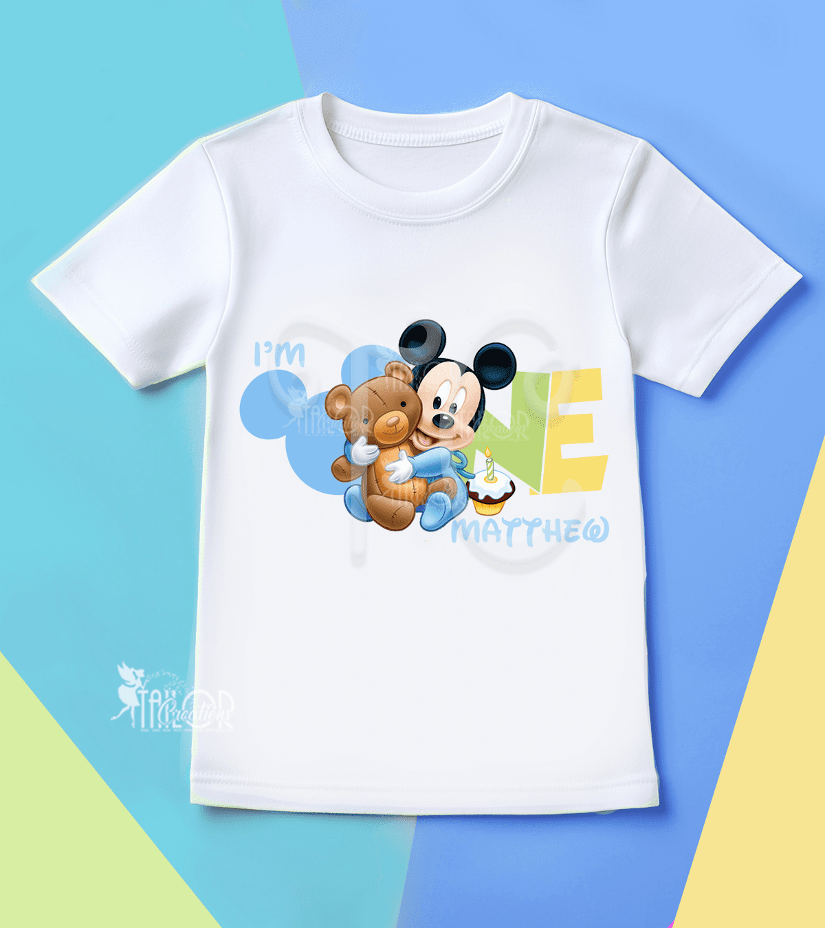 Baby Mickey Mouse First Birthday Shirt for Boys - Baby Mickey Mouse First Birthday Outfit