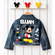 Mickey Mouse Custom Denim Pants Boys - Disney Mickey Birthday Party Outfit Boys