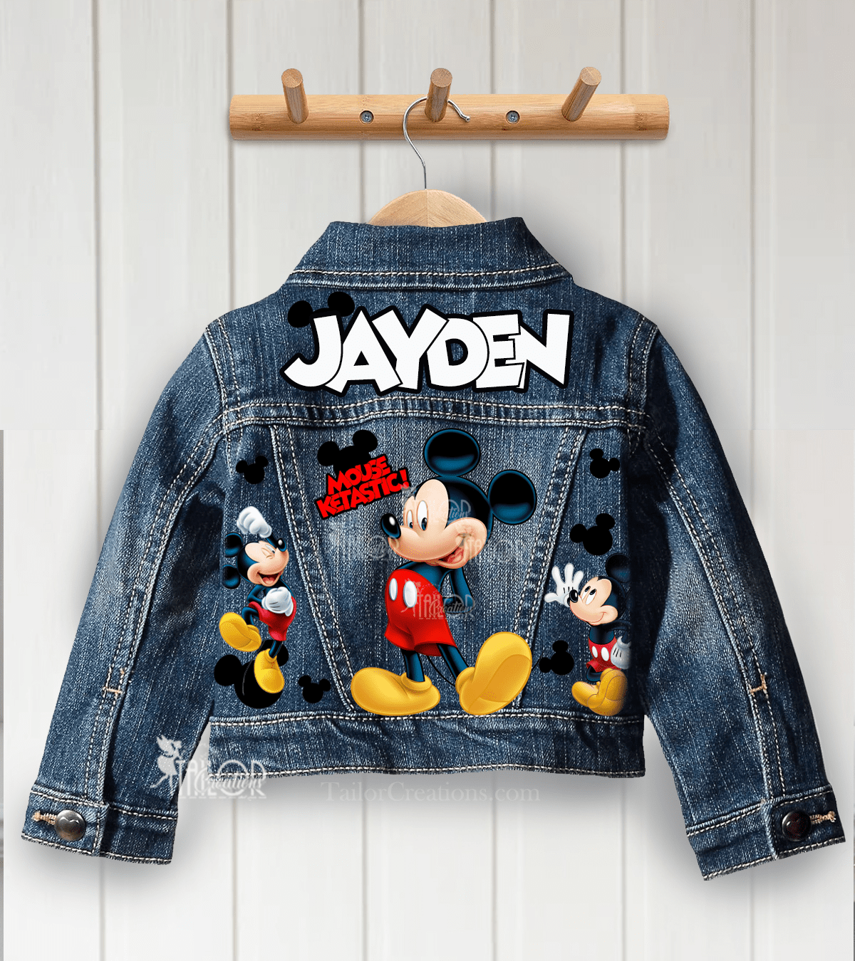 Mickey Mouse Denim Jacket Baby Toddler Boys - Disney Magical Jacket Gift Kids