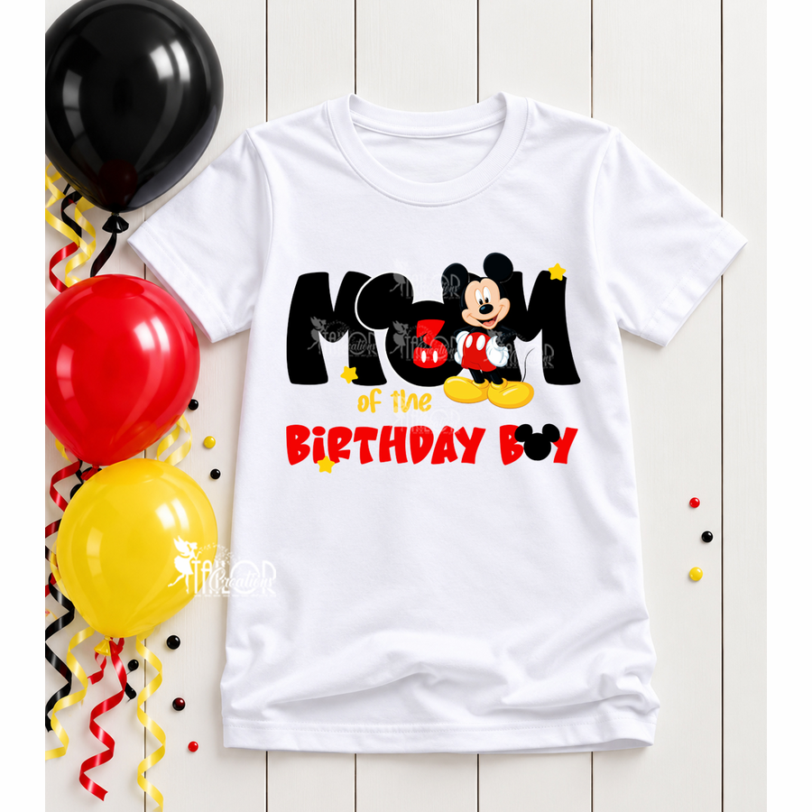Mickey Mouse Personalized Matching Family Birthday Shirt - Magic Park Disney Family Vacation Shirt