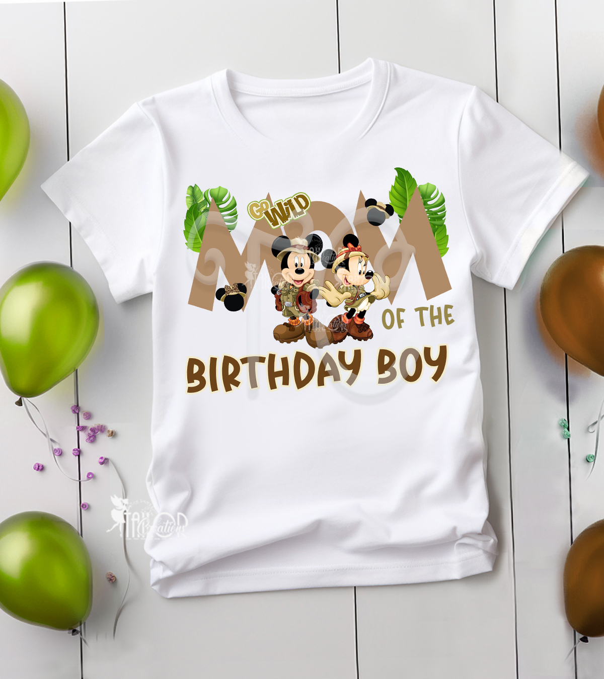 Mickey Mouse Safari Matching Family Birthday Party Tee Shirt - Mickey Safari Birthday Party Outfit Ideas