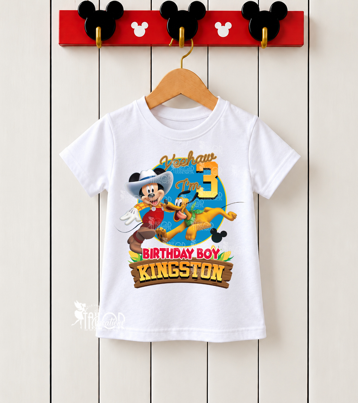 Mickeys Country Farm Birthday Tee Shirt - Mickey Farm Birthday Outfit Ideas Toddler Boy