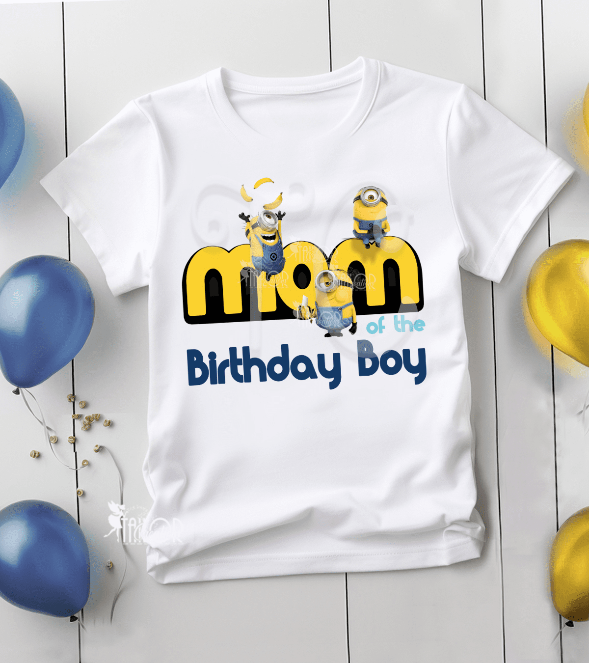 Minions Birthday Party Matching Family Mom Dad Tee Shirt - Minions Birthday Tees