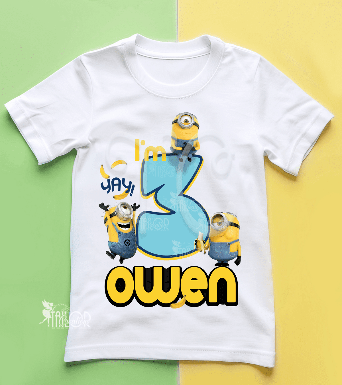Minions Despicable Me Birthday Tee Shirt - Minions Birthday Party Outfit Boys