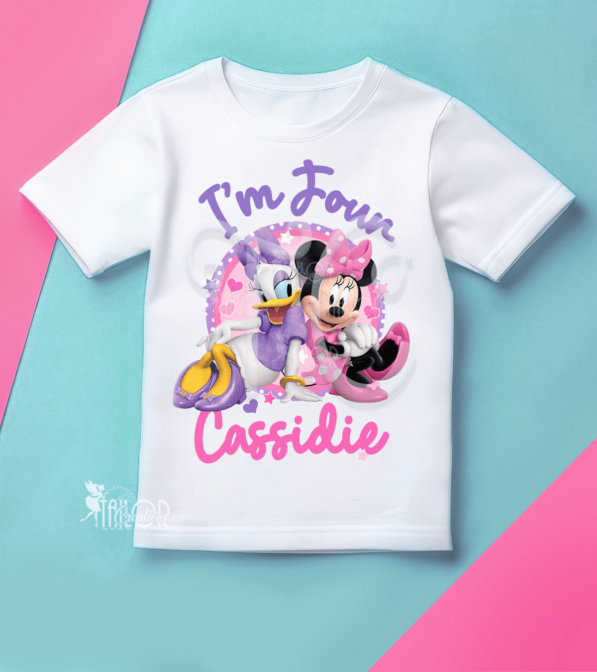 Minnie and Daisy Custom Birthday Shirt - Disney Minnie and Daisy Birthday Party Outfit