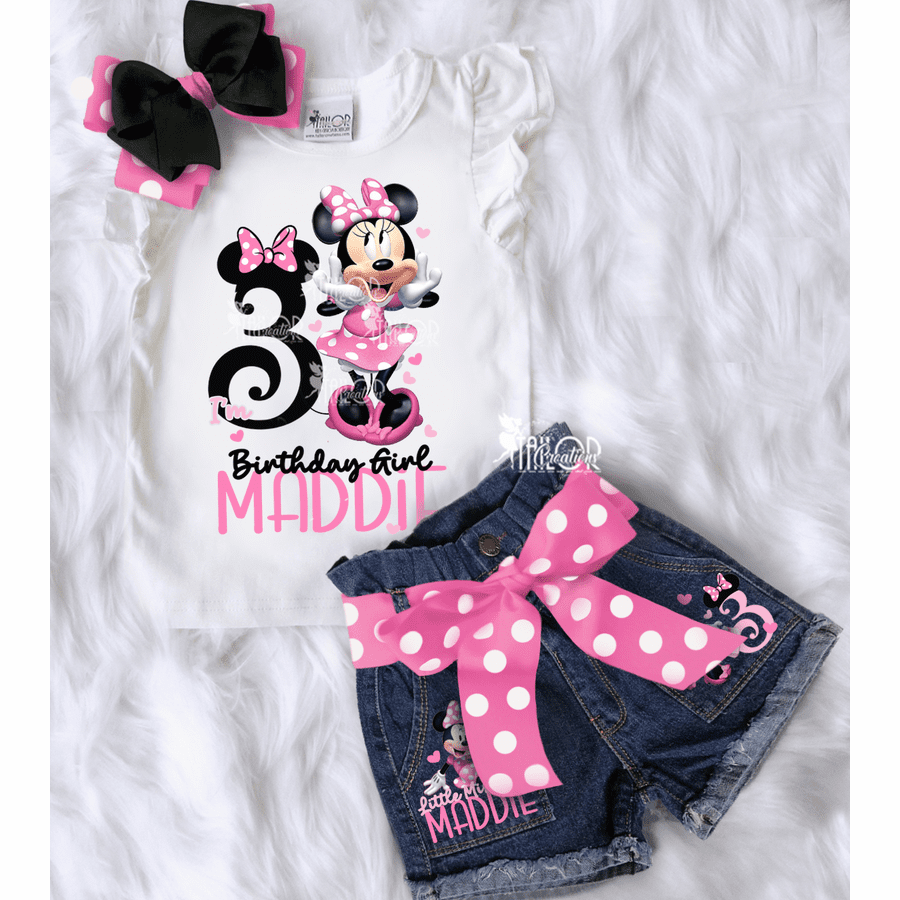 Minnie Mouse Birthday Outfit for Girls - Disneybound Minnie Mouse Outfit Girls