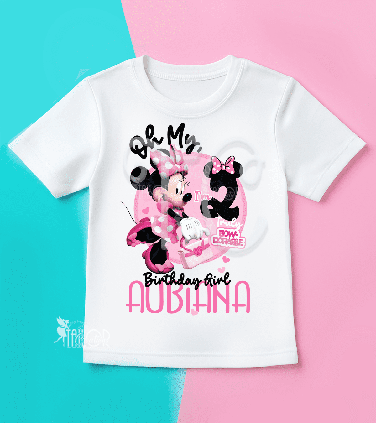 Minnie Mouse Birthday Party Tee Shirt - Cute Minnie Mouse Birthday Outfit Girls