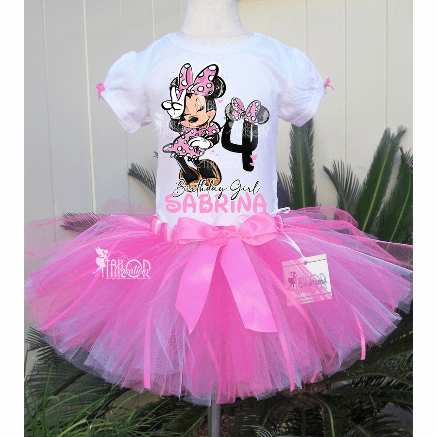 2nd birthday minnie mouse dress Wedding Guest Semi-Formal Dress Pink Sleeveless Bow Asymmetrical Midi –  Dreamylily